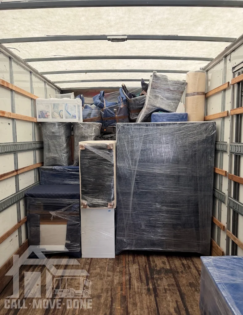 A truck packed this tight is a promise about the other end