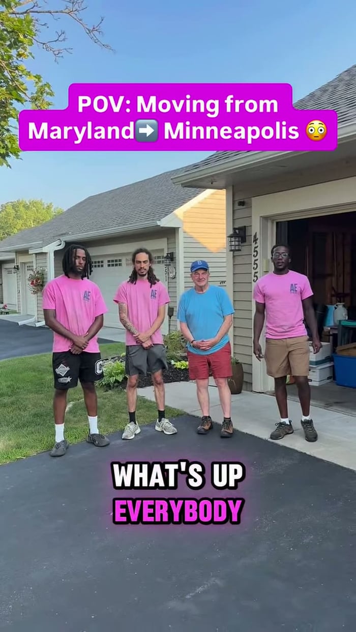 The same faces at both ends